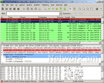 view pcap wireshark linux command line